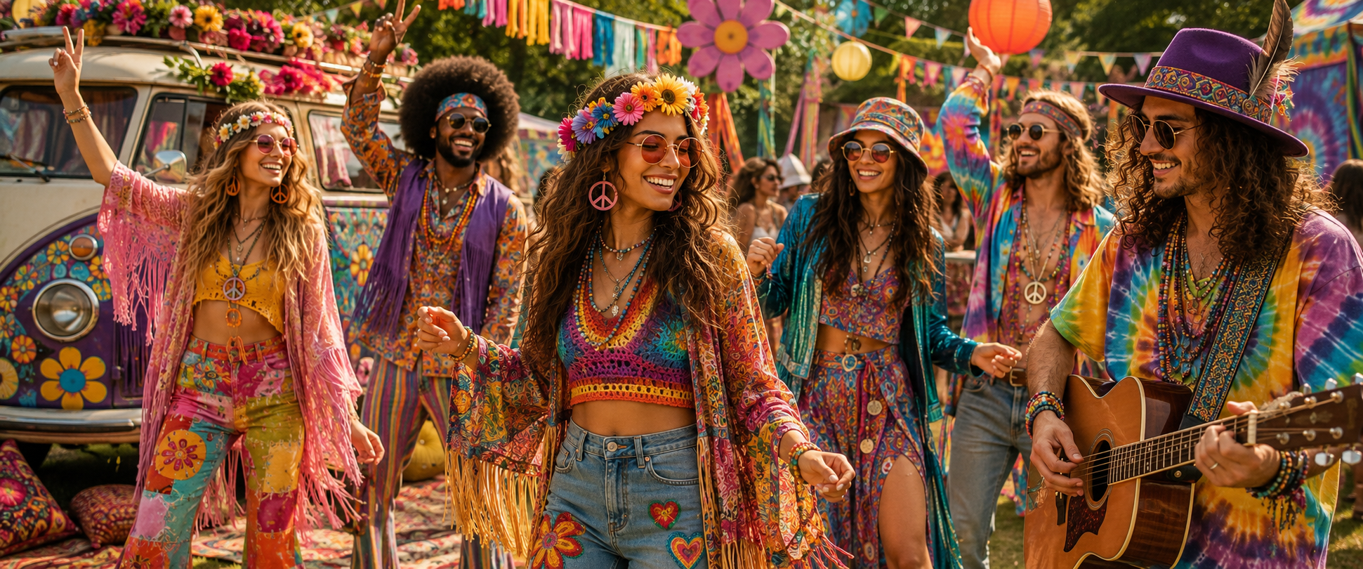 Flower Power Fever: Organiseer het gezelligste Hippiefeest van het jaar!