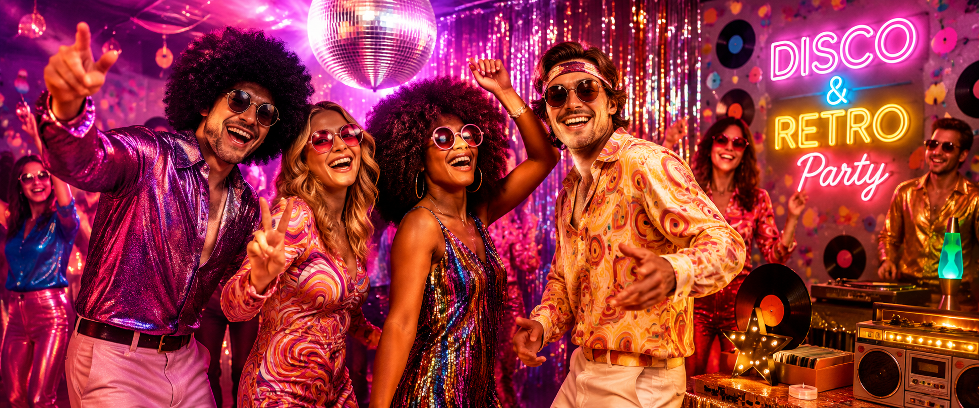 Disco & Retro Party: Zo organiseer je het ultieme themafeest waar iedereen nog lang over napraat!