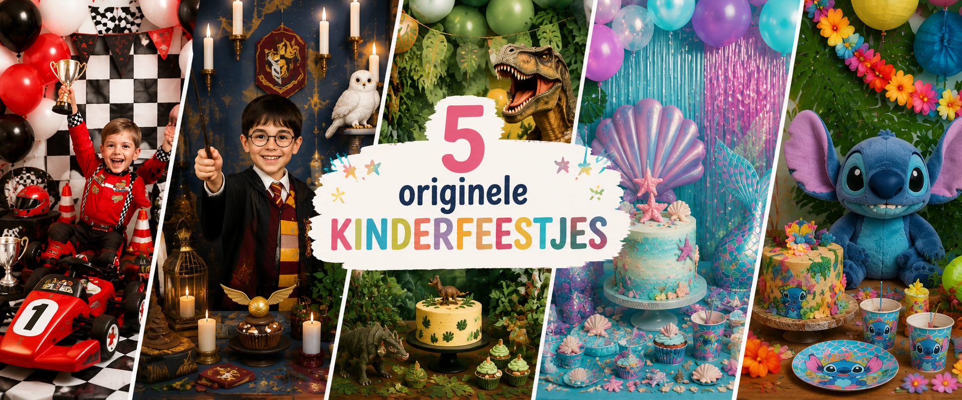 Kinderfeestje organiseren: 5 originele thema's