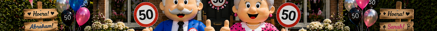 50 jaar? Tijd voor Abraham/Sarah en een knalfeest!