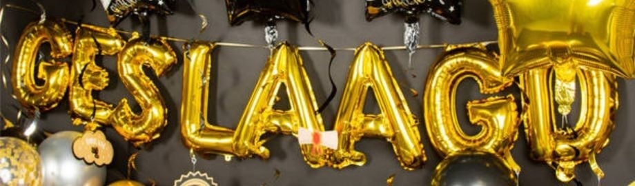 Geslaagd banner
