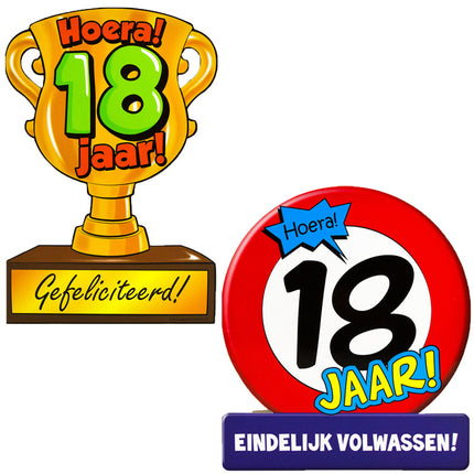 18 jaar kaarten