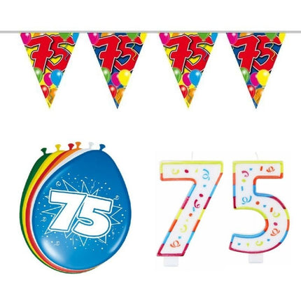 75 jaar versiering