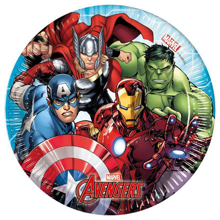 avengers-gebaksbordjes-mighty-20cm-8-stuks