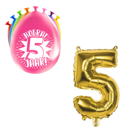 ballonnen 5 jaar