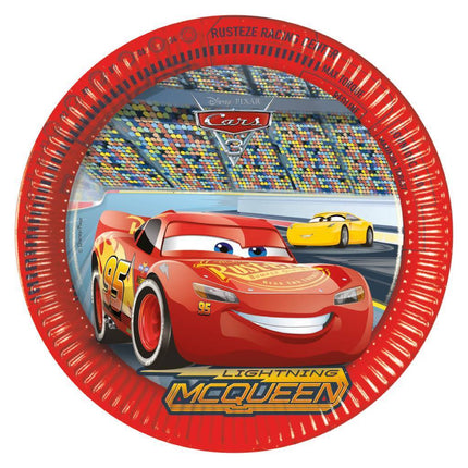 cars-3-borden-23cm-8-stuks