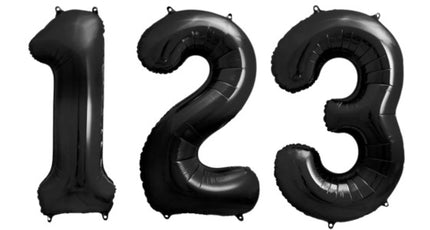 Cijfer Ballon Zwart Categorieën