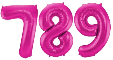 Design Cijferballonnen Roze Categorieën