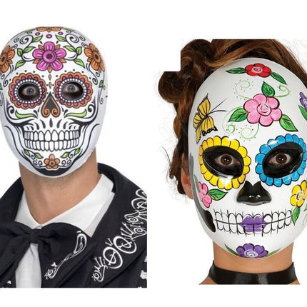 dia de los muertos maskers