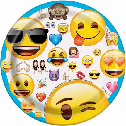 emoji-gebaksbordjes-20cm-8-stuks