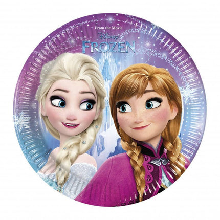 frozen-gebaksbordjes-lights-20cm-8-stuks