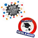 geslaagd bord