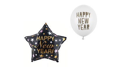 Happy new year ballonnen