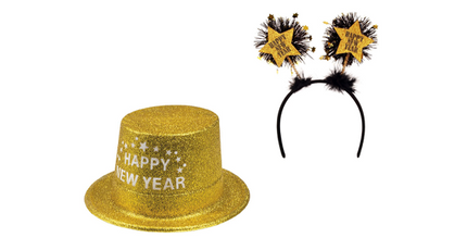 Happy new year diadeem hoed