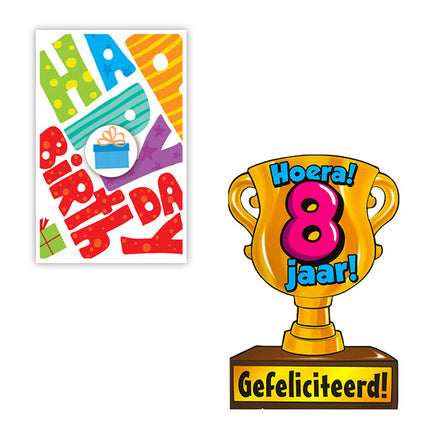 kaart 8 jaar