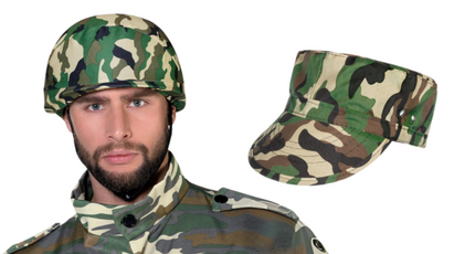 Legerpet - Soldaten Helmen categorie