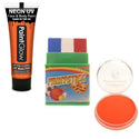 Oranje schmink en make up