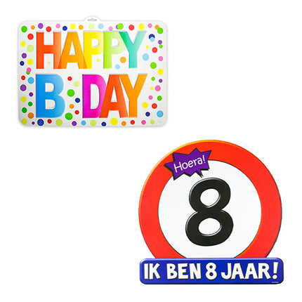 schild 8 jaar
