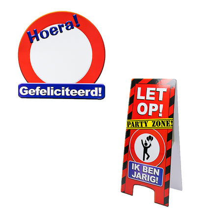 schild bord 15 jaar
