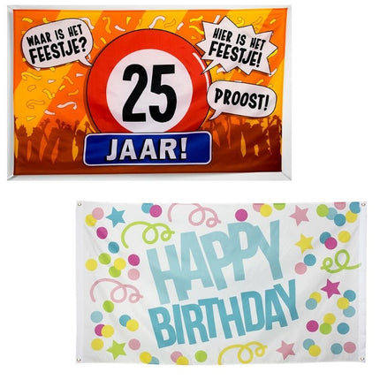 spandoek 25 jaar