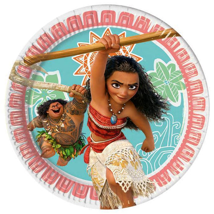 vaiana-gebaksbordjes-20cm-8-stuks