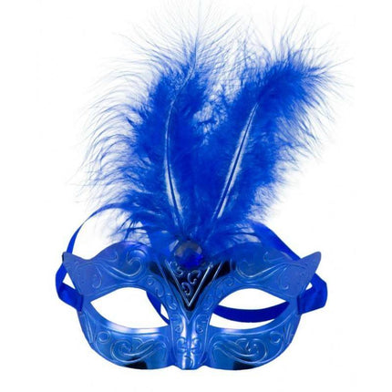 venetiaans-masker-metallic-blauw