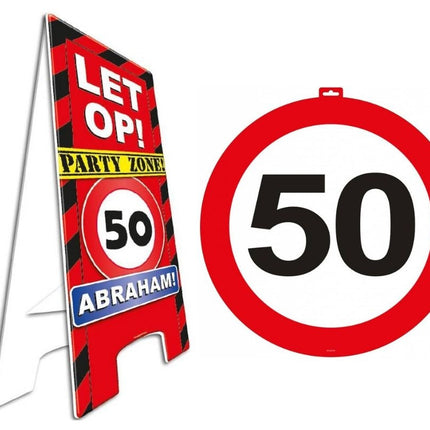 verkeersbord 50 jaar