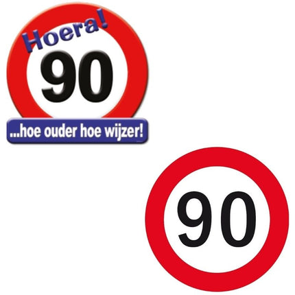 verkeersbord 90 jaar 1