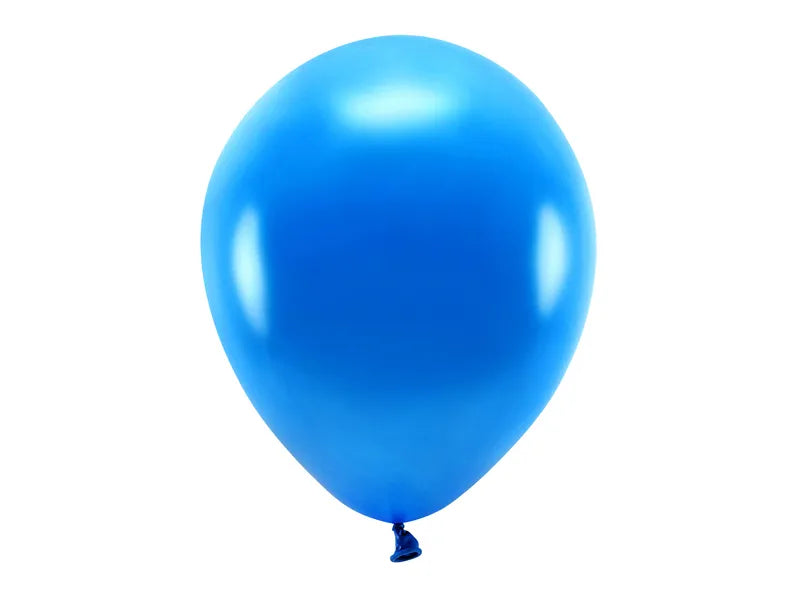 Feestbazaar 100 Metallic blauwe ballonnen 30cm