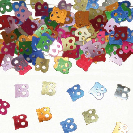 Feestbazaar 18 Jaar Tafeldecoratie / Sierconfetti