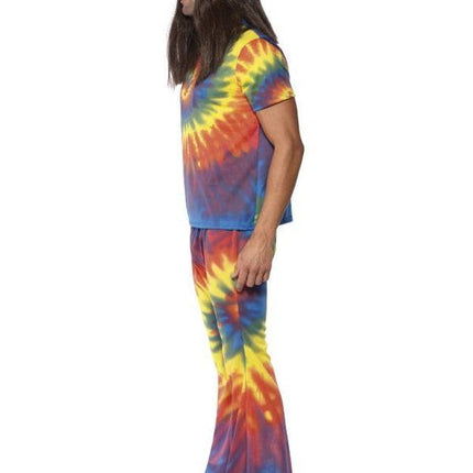 Feestbazaar 1960's tye die heren kostuum