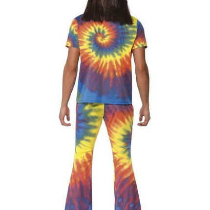 Feestbazaar 1960's tye die heren kostuum