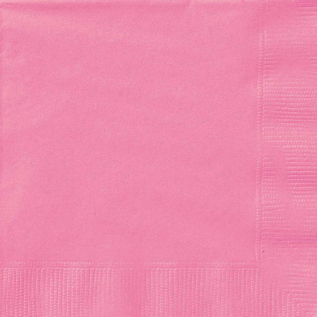 Feestbazaar 20 Hot Pink Lunch Servetten