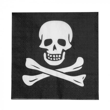 Feestbazaar 20 piraten servetten Classic