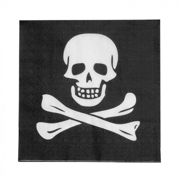 Feestbazaar 20 piraten servetten Classic