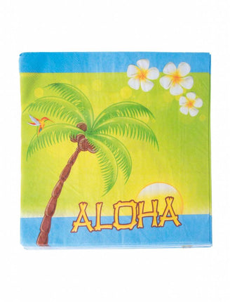 Feestbazaar 20 Tropische Aloha servetten
