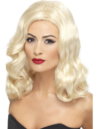 Feestbazaar 20's pruik golvend blond