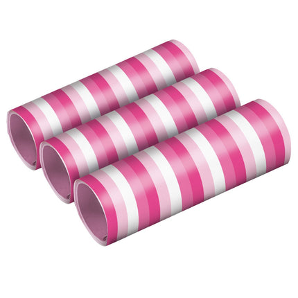 Feestbazaar 3 Streamers Mix Pink