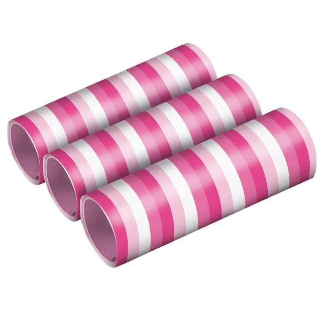 Feestbazaar 3 Streamers Mix Pink