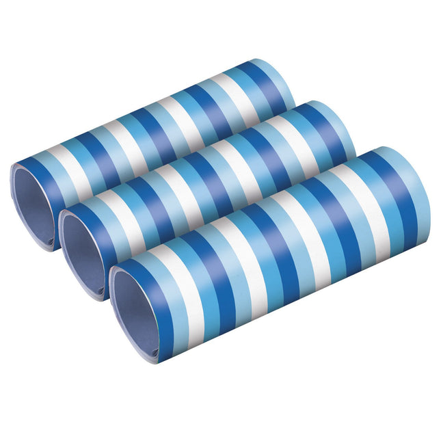 Feestbazaar 3 Streamers Mix Sky Blue