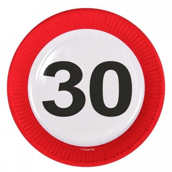 Feestbazaar 30 Jaar Verkeersbord Borden
