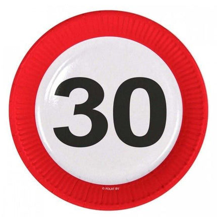 Feestbazaar 30 Jaar Verkeersbord Borden