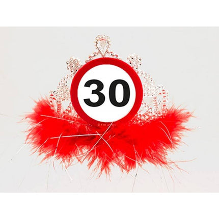 Feestbazaar 30 Jaar Verkeersbord Tiara