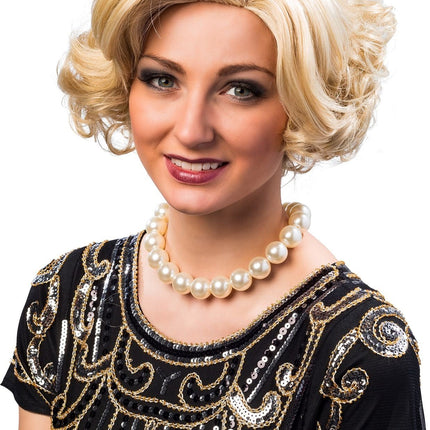 Feestbazaar 30's Pruik Dames Blond Adriana