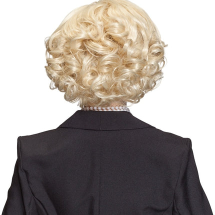 Feestbazaar 30's Pruik Dames Blond Adriana
