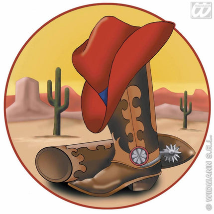 Feestbazaar 4-delige Western decoratieset