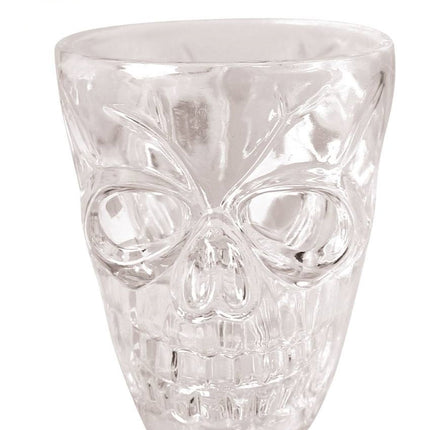 Feestbazaar 4 Shotglas glaasjes Skull Halloween