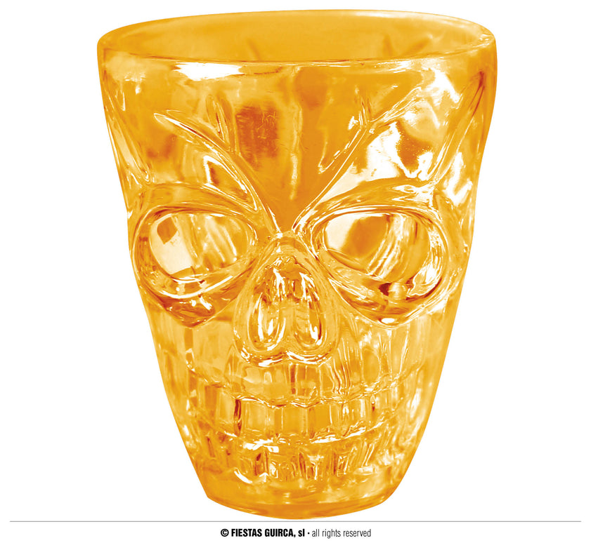 Feestbazaar 4 Shotglas glaasjes Skull Halloween