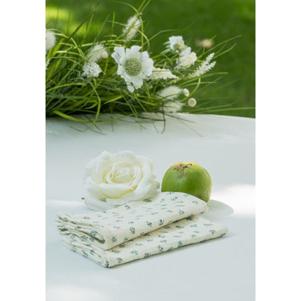 Feestbazaar 4 Witte Ivoor Rozen Koppen (11x6cm)