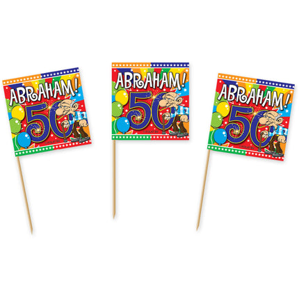 Feestbazaar 50 Jaar Abraham Prikkers - 50 stuks